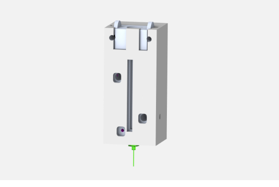 High temperature extrusion syringe