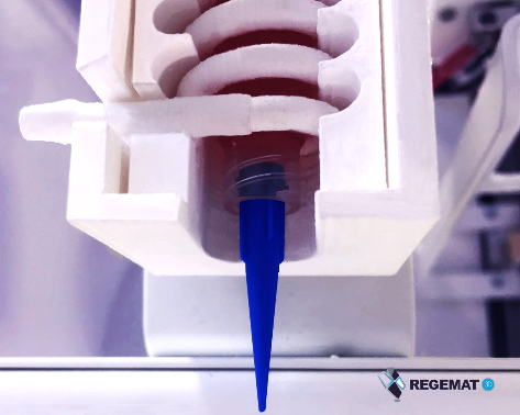 Jeringuilla de bioimpresión REGEMAT 3D la empresa líder en venta de maquinaria de bioimpresoras con la última tecnología