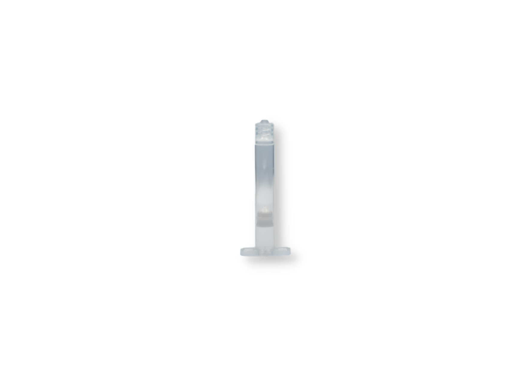 5 cc transparent polyethylene and polypropylene syringe, piston included (50 U)